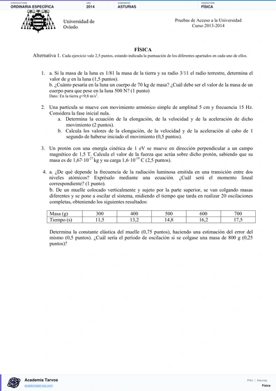 Vista previa de Examen PAU de Física de Asturias 2014 – Ordinaria Específica