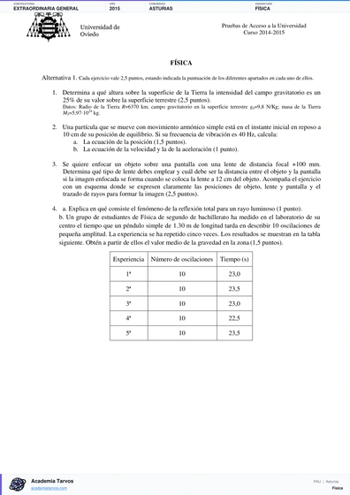 Vista previa de Examen PAU de Física de Asturias 2015 – Extraordinaria General